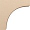 Ekena Millwork 9"W x 36"D x 36"H Thin Huntington Rough Cedar Woodgrain TimberThane Corbel, Primed Tan CORUR09X36X36HUNRCPR - alternate 5